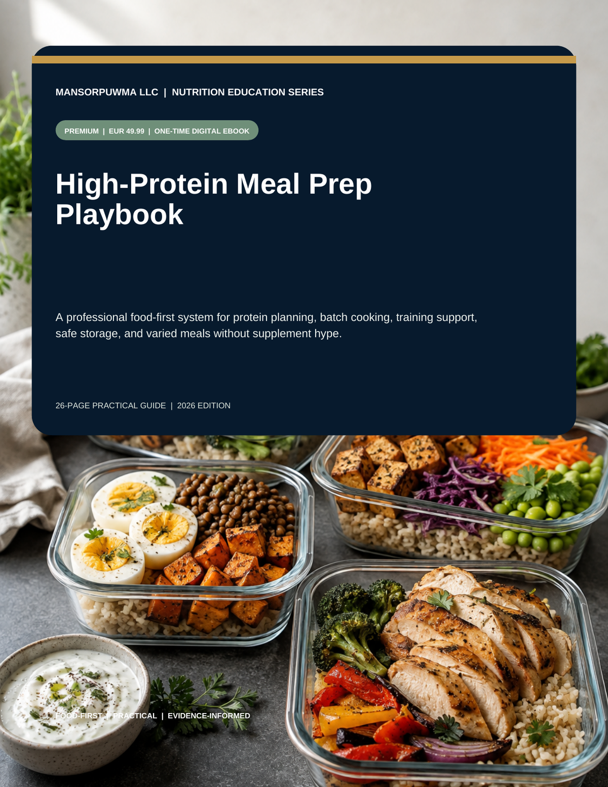 High-Protein Meal Prep Playbook Ebook